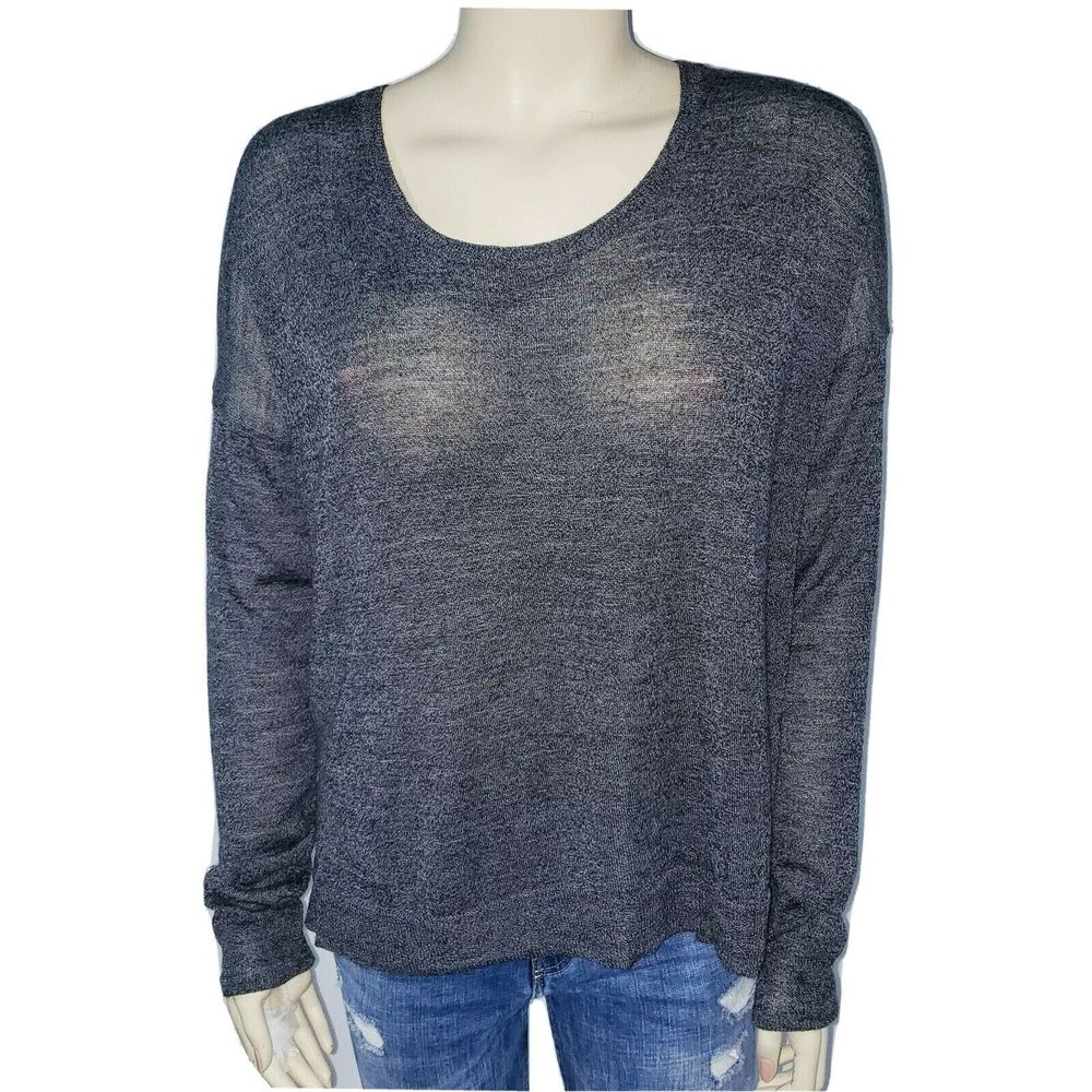 Madewell Hi-Lo Pullover Merino Wool Sweater M